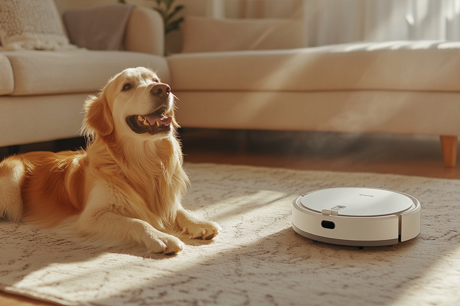 smart robot vacuum for pet hair